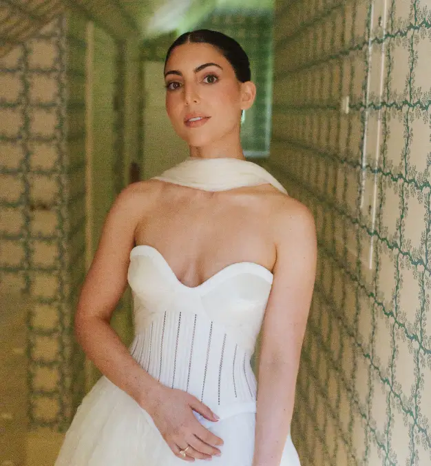 Bride with elegant hair